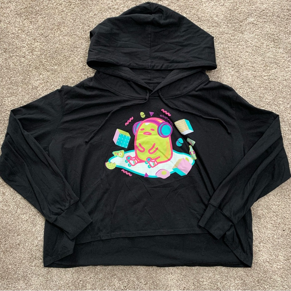 Gudetama Lazy Egg Sanrio Ripple Junction Long Sleeve T-Shirt Hoodie Whatever 2XL